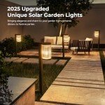 ELECLINK Solar Pathway Lights Outdoor, 6 Pack Upgraded Outdoor Solar Lights for Outside Super Bright Up to 12Hrs, IP65 Waterproof Solar Garden Lights for Yard Landscape Path Walkway Decoration
