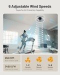 CubiCubi Ceiling Fans with Lights and Remote, 20 Inch Crystal Style Flush Mount Low Profile LED Fan Light with APP, Ultra Quiet Modern Fandelier with 3CCT and 6 Wind Speeds, for Bedroom, Home Office