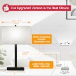 21" Set of 2 Touch Control Table Lamps with 2 USB & AC Outlets, 3-Way Dimmable Modern Nightstand Lamps for Bedroom Living Room Office Reading, Gray Shade Bedside Lamps, 5000K LED Bulbs Included