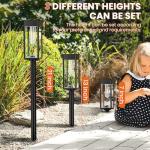 ALFIOT Solar Pathway Lights Outdoor,8 Pack Bright Solar Lights Outdoor,IP65 Waterproof Solar Garden Lights Solar Powered Landscape Lighting for Yard Patio Walkway Driveway Pathway (Warm White)