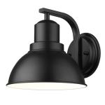 zeyu 8.4 Inch Indoor Wall Mount Lamp Light Fixture, Industrial Wall Sconce Lighting for Hallway Bedroom, Black Finish, ZY24-1W BK