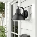 zeyu 8.4 Inch Indoor Wall Mount Lamp Light Fixture, Industrial Wall Sconce Lighting for Hallway Bedroom, Black Finish, ZY24-1W BK