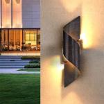 FLQMYQ LED Up Down Wall Light, Porch Light, Exterior LED Wall Mounted Light, Modern Outdoor Wall Sconce, Light Fixture for Indoor and Outdoor