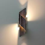 FLQMYQ LED Up Down Wall Light, Porch Light, Exterior LED Wall Mounted Light, Modern Outdoor Wall Sconce, Light Fixture for Indoor and Outdoor