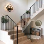 fengkeDU Farmhouse Wall Sconce,Rustic Wall Sconces Indoor Wall Light Fixtures 17.8in for Stairway, Living Room, Bedroom, Bathroom (2 Light,E12 Base, No Bulbs,1 Pack)