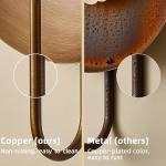 Hyunbae Mid Century Modern Wall Sconces Indoor, Dimmable LED Wall Sconce with Fluted Glass Shade, Brass Wall Lights for Living Room, Bedroom, Bathroom, Hallway, Dining Room, 2700K