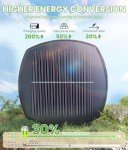 BITPOTT Bright Solar Pathway Lights Outdoor, 8 Pack Solar Powered Garden Lights Waterproof IP65, Auto On/Off Outdoor Light for Lawn Patio Walkway Driveway Decor Landscape Lighting
