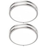 2-Pack 36W LED Ceiling Light Fixture (450W Equiv), 12IN Modern Flush Mount Ceiling Lights, Dimmable Ceiling Lamps Super Bright 3000LM, 3000K/4000K/5000K Adjustable for Bedroom Kitchen Bathroom Hallway