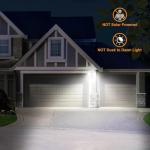 LEPOWER LED Motion Sensor Security Lights Outdoor, 30W 3200LM, 5500K, IP65 Waterproof, 2 Head Motion Detector Flood Light for Garage, Yard, Porch, White (NOT Solar Powered)