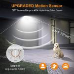 LEPOWER LED Motion Sensor Security Lights Outdoor, 30W 3200LM, 5500K, IP65 Waterproof, 2 Head Motion Detector Flood Light for Garage, Yard, Porch, White (NOT Solar Powered)