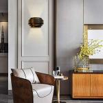 LightInTheBox Modern Wall Light, Black Indoor Wall Light Metal Wall Sconce for Home Theater, Staircase, Basement, Bedroom (2PCS)