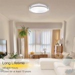 OOWOLF 2-Pack Dimmable 36W LED Ceiling Lights