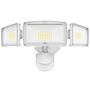 HGGH Motion Sensor Outdoor Lights – Flood Lights Outdoor Security Light, LED Floodlights IP65 Waterproof 6500K 60W 6200LM with 3 Adjustable Heads, Exterior Light for House, Backyard, Porch