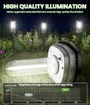 BITPOTT Bright Solar Pathway Lights Outdoor, 8 Pack Solar Garden Lights for Outside Waterproof IP65, Auto On/Off Outdoor Light for Yard Garden Lawn Walkway Driveway Landscape Lighting