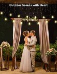 Govee Smart Outdoor String Lights H7021, RGBIC Warm White 96ft (2 Ropes of 48ft) LED Bulbs for Outdoor Decorations, WiFi Patio Lights Work with Alexa, Google, APP Control, IP65 Waterproof