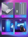 Govee Glide Wall Lights, RGBIC LED Lights, Smart Gaming Lights Works with Alexa and Google Assistant, RGB Light Bar, LED Wall Lights for Bedroom, 2 Panels Set (3 Sections/Panel)