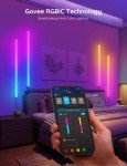 Govee Glide Wall Lights, RGBIC LED Lights, Smart Gaming Lights Works with Alexa and Google Assistant, RGB Light Bar, LED Wall Lights for Bedroom, 2 Panels Set (3 Sections/Panel)