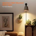 Bstrip Hanging Grow Lights for Indoor Plants, 25W Full Spectrum, 4H/9H/14H Timer, 3000K Wall-Mounted Decorative Plant Light with 9.8FT Power Cord, Ideal for Tall Plants, Flowers and Potted Trees