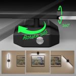 Battery Operated Wall Sconce Set of Two,Wireless Wall Sconces USB Rechargeable Wall Lights with Remote Control,3000K-6000K Dimmable for Bedroom,Background Wall,Living Room,Hallway,Wall Decor,28inch