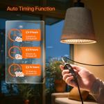 Bstrip Hanging Grow Lights for Indoor Plants, 25W Full Spectrum, 4H/9H/14H Timer, 3000K Wall-Mounted Decorative Plant Light with 9.8FT Power Cord, Ideal for Tall Plants, Flowers and Potted Trees