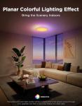 Govee Smart Ceiling Light 4300LM, RGBIC LED Ceiling Light Fixture Works with Matter, Flush Mount Light Fixture, DIY Colors, 2700K-6500K Dimmable for Bedroom, Living Room, 15 Inch, 1 Pack