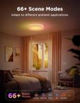 Govee Smart Ceiling Light 4300LM, RGBIC LED Ceiling Light Fixture Works with Matter, Flush Mount Light Fixture, DIY Colors, 2700K-6500K Dimmable for Bedroom, Living Room, 15 Inch, 1 Pack