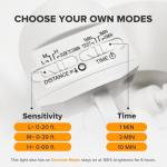 LUTEC 32W 3500 Lumen LED Security Lights Motion Sensor Light Outdoor, 5000K Daylight, IP65 Waterproof, Dusk to Dawn, Motion Detector Flood Light for Garage, Yard, Porch-White