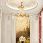 European Villa Hall Crystal Large Chandelier High Ceiling Living Room Lamp French Duplex Lobby Brass Grand Pendant Light