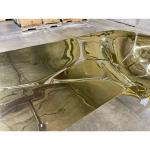 Lotus console desk lamp luxury pure copper special-shaped decorative coffee table villa outdoor balcony tables and chairs