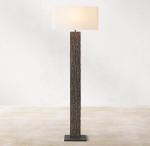 Sassanid OEM Contemporary Design Solid Brass  Sensuous Texture Vouvrray Floor Lamp