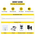 SucceBuy Neon Sign Light "Happy Birthday" Transparent Acrylic Wall Decor Wedding Party Illuminated Signage LED Neon Night Lamp