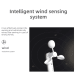 Electric Full Box Awning Aluminum Frame Tarpaulin Retractable Canopy Roof With LED Light Outdoor Patio Awning