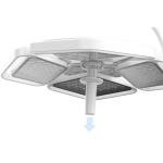 HD Camera and Monitor installation with Ceiling Mount Dual Arm LED surgical shadowless operation lights prices