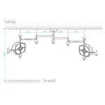 HD Camera and Monitor installation with Ceiling Mount Dual Arm LED surgical shadowless operation lights prices
