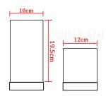 OUDELADI Bedside table lamp solid wood glass night light simplicity warm E27 Bedroom living room study desk lamp