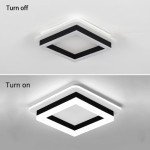 Modern LED Square Flush Mount Ceiling Light