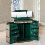 LXY household floor-to-ceiling solid wood storage cabinet with mirror light luxury high-end jewelry cabinet