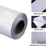 1 Roll 10cmx5m Self-adhesive Tape Wood Grain Waterproof Strong Decorative Tape Furniture Landscaping Door Frame Floor Skirting