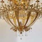 Customized Luxury Modern large chandeliers ceiling hanging Stair Led Gold crystal chandelier Living Room Home Decoration Fixture