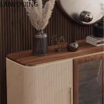 HLZ light luxury medium and ancient style side cabinet modern simple restaurant small apartment wall storage cabinet
