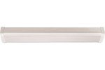 Lithonia Lighting FMLWL 48 840 Low-Profile LED Flush Mount Ceiling Light, Wraparound Lighting Fixture for Kitchen, Laundry Room, Garage, and More, 4-Foot, 4000K Cool White