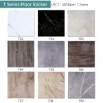20pcs/Lot PVC Imitation Tile Wood Marble Floor Sticker Self-adhesive Wall Stickers Waterproof Bathroom Decoration Decals 30*30cm