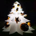 Snow White Giant Inflatable Christmas Tree With Blower Big Lighted Air Model Party Props For Outdoor Christmas Yard Decoration