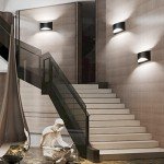 Aipsun Indoor Black Modern LED Wall Sconce Interior Wall Lights Set of 2 Hardwired Up and Down Wall Mount Light for Living Room Bedroom Hallway Corridor Cool White 6000K(with G9 Bulbs)