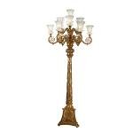 French style, all copper lamp, living room, luxury, floor lamp, European style.