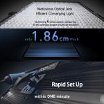 Nanlite PavoSlim 120C 150W RGBWW LED Slim Panel Light 2700K-7500K Photography Lighting for Outdoor Studio Live Fill Light