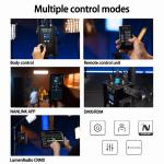 Nanlite PavoSlim 120C 150W RGBWW LED Slim Panel Light 2700K-7500K Photography Lighting for Outdoor Studio Live Fill Light