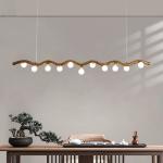 Japanese Tree Branch Resin Chandeliers Simple Retro Designer Pendant Lights for Bar Table Dining Room Kitchen Island Led Lamp
