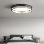 Italian minimalist bedroom round LED ceiling light, Nordic creativity