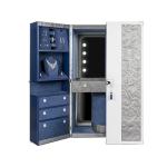 Light luxury high-end solid wood floor-to-ceiling jewelry cabinet dresser with mirror modern